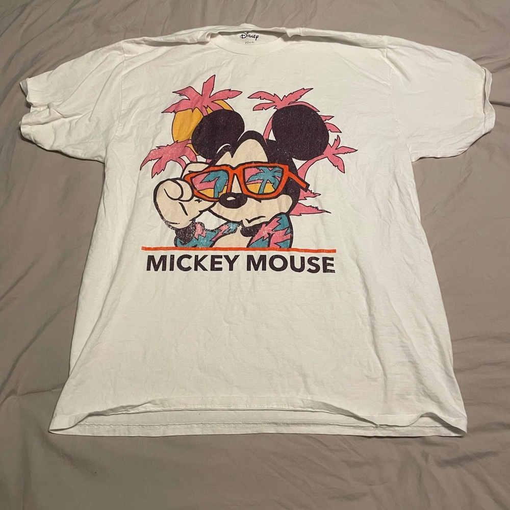 Disney Mickey And Friends Mickey Mouse Tropical Portrait T-Shirt